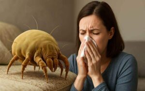 foto malattie del respiro causata dagli acari