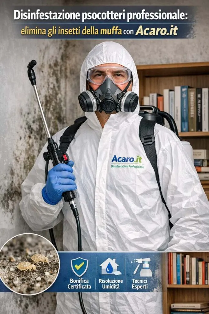 immagine disinfestatore di psocotteri
