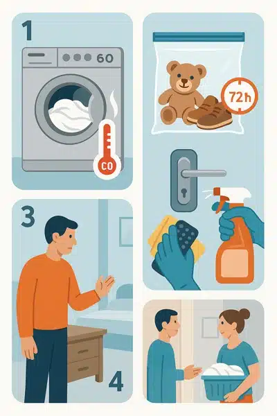 Come disinfettare la casa per la scabbia