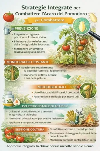 infografica strategie per le colture di pomodoro