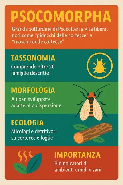 infografica sullo psocomorpha