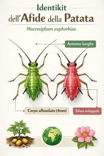 identikit afide della patata